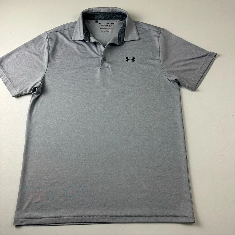 Under Armour men’s size medium the playoff‎ golf polo short sleeve shirt - Picture 8 of 11